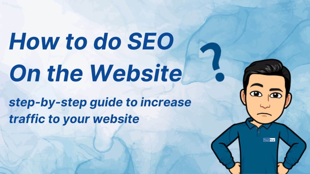 How to do SEO On the Website